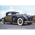1933 KB Lincoln Coupe oil painting
