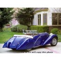 1937 Delahaye 135M Guillore Cabriolet oil painting