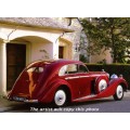 1936 Rolls Royce Bentley Airflow Saloon oil painting