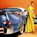 1956 Cadillac Eldorado Seville oil painting