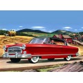 1953 Nash Ambassador Airflyte Country Club oil painting
