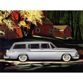 1955 Chrysler Windsor Deluxe Town & Country oil painting
