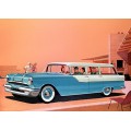 1955 Pontiac 870 Station Wagon oil painting