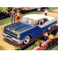 1955 Pontiac Star Chief Custom Catalina oil painting