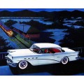 1956 Buick Century oil painting