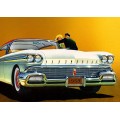 1958 Oldsmobile 98 Holiday Coupe oil painting