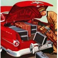 1954 Pontiac Star Chief Custom Catalina oil painting