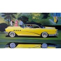 1955 Buick Roadmaster Reflection oil painting