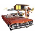 1959 Oldsmobile 98 convertible oil painting