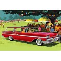 1958 Mercury Voyager oil painting