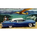 1958 Oldsmobile Dynamic 88 Holiday Coupe oil painting