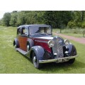1935 Vauxhall BXL Limo oil painting