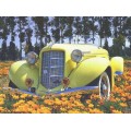 1935 Auburn 851 Boattail Speedster oil painting