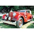 1936 Packard 12 LeBaron Cabriolet oil painting