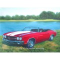 1970 Chevy Malibu SS Convertable oil painting
