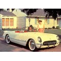 1953 Corvette and house