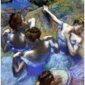 Edgar Degas - Blue Dancers c 1890