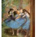 Edgar Degas - Blue Dancers c 1893 oil painting